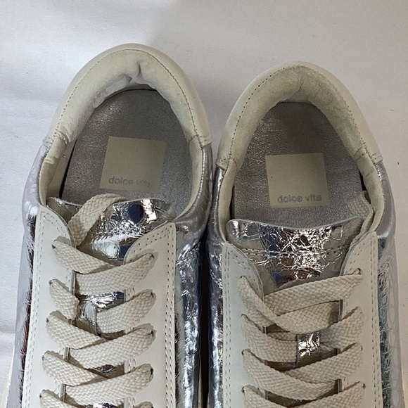 NWT DOLCE VITA Zayne 360 Sneaker Silver Size 7 - Picture 9 of 11